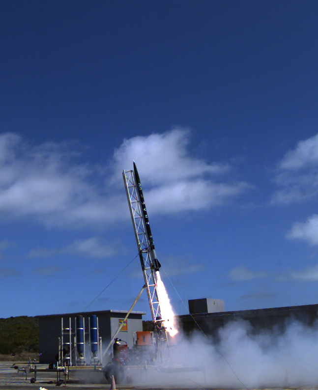 The Phoenix 1B Mk II rocket at launch