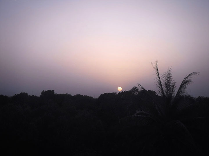 Sunset over Ouagadougou
