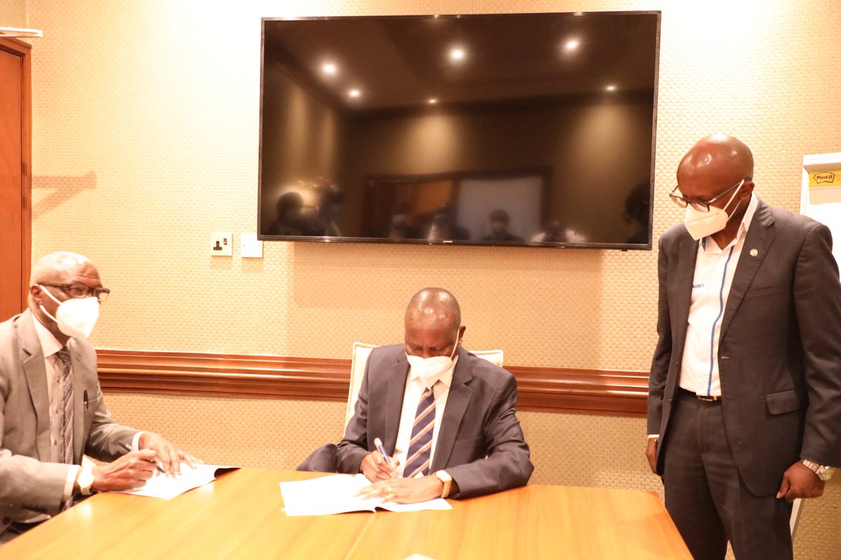The signing of the agreement between KSA and the selected universities. Photo Credit: KSA